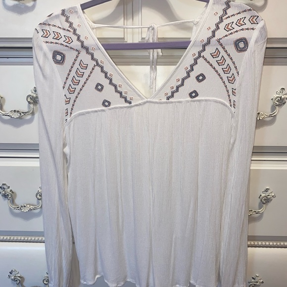Hem & Thread Long Sleeve Aztec Shirt - Picture 1 of 2